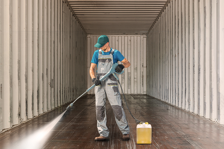 psg-infra container cleaning services